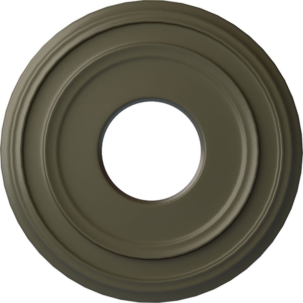 Ekena Millwork Classic Ceiling Medallion (Fits Canopies up to 7 1/4"), 12 3/8"OD x 4"ID x 1 1/8"P, Witch Hazel CM12CLWHF - main